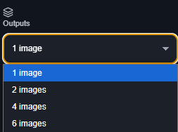 Selecting the number of outputs