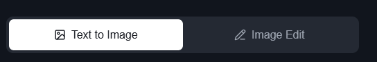 Choosing Text to Image mode